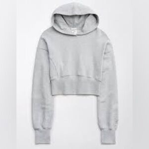 Offline By Aerie Throwback Cropped Hoodie